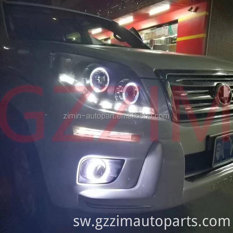 LED DRL Gari wakati wa kukimbia kwa FJ150 Prado 2009-2013